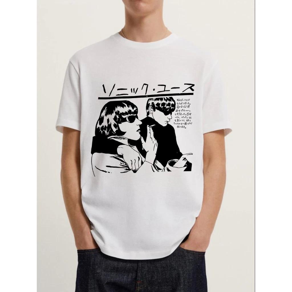 Sonic Youth “Goo” Japanese White T-Shirt – Men’s Large M