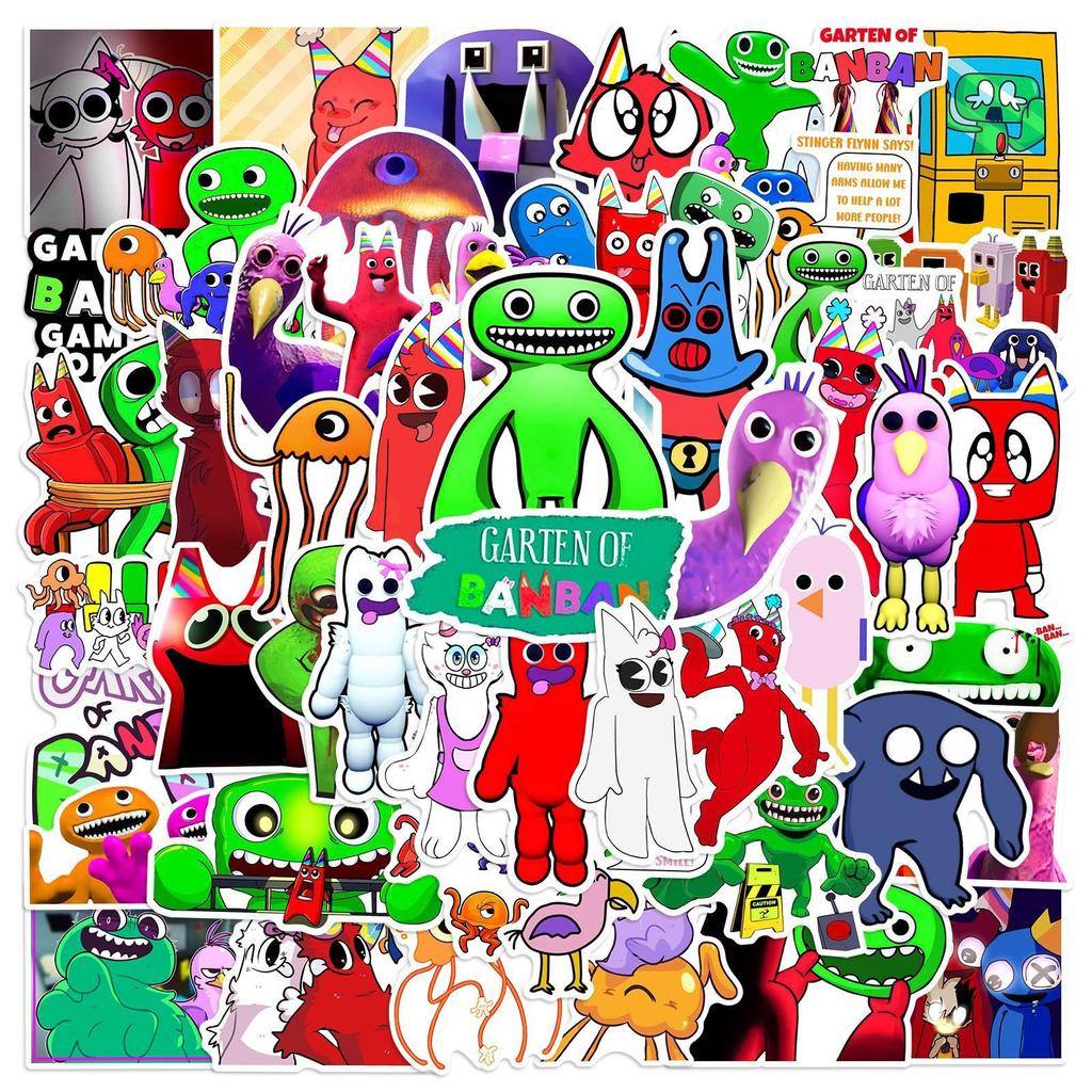 50pc Stickers For Laptop And Water Bottle, Cool Game Decal For Teens,Girl Phone,Bike,Skateboard,Travel Case,Computer
