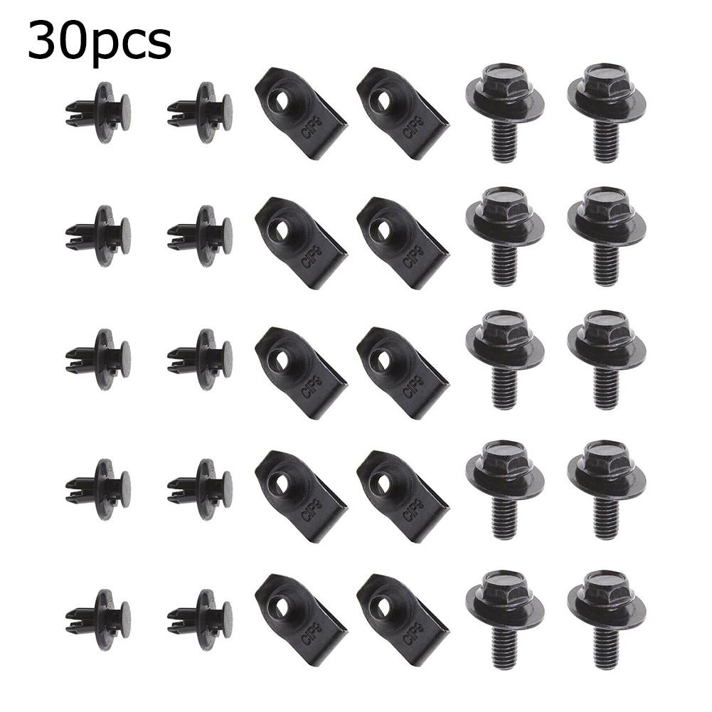 Hochwertige Schutzblechklammern Schrauben Metallschraube 30 Stück/Satz