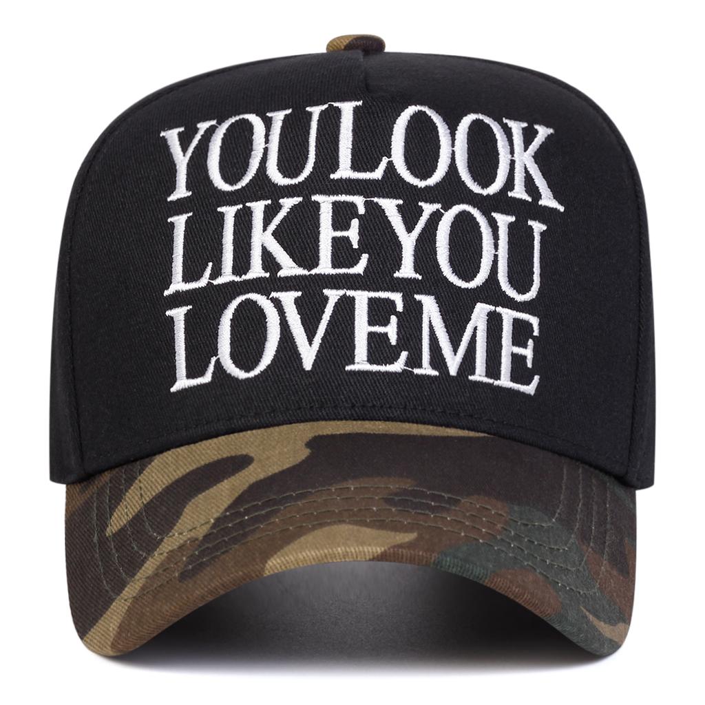 Unisex YOU LOOK LIKE YOU LOVE ME Embroidery Baseball Caps Spring Autumn Outdoor Adjustable Casual Hats Dad Hat Sunscreen Hat