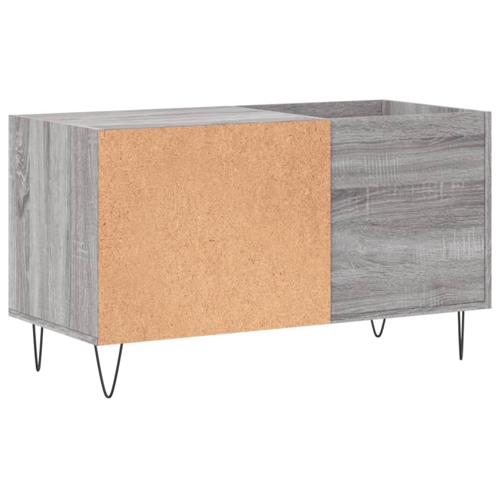 Record Cabinet Gray Sonoma 85 x 38 x 48 cm Engineered Wood