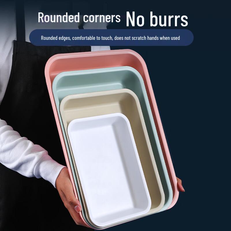 Rectangular Deepened Plastic Serving Tray