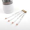 Dainayw White Charcoal Pencils 6 Pcs Smooth Soft Medium Sketch Pencil Drawing Set for Highlighting Blending