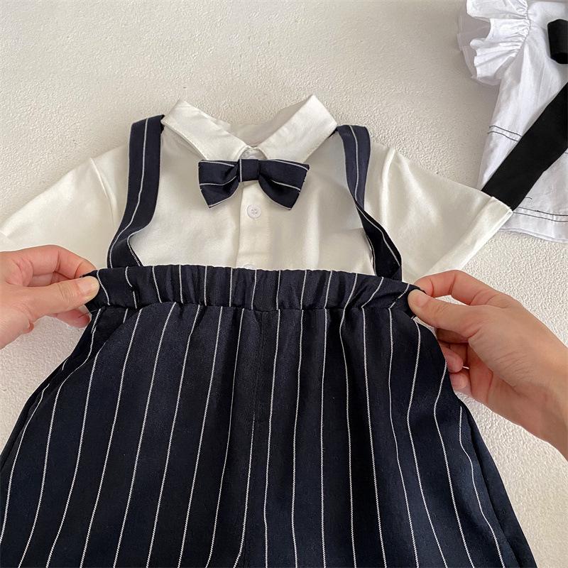 Zhili Kinder Sommer 2023 Geburtstags- Feiertagskleid: Hochwertiger, stilvoller zweiteiliger Anzug.