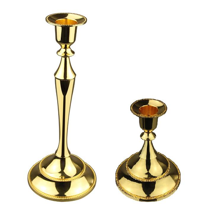 Metal Candle Holder Retro Candle Holder Dinner Hotel Home Decor Romantic Retro Candlestick