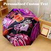 Portable Auto Folding Umbrella,Bruno Mars 8 Rib Waterproof Umbrella For Camping Commute