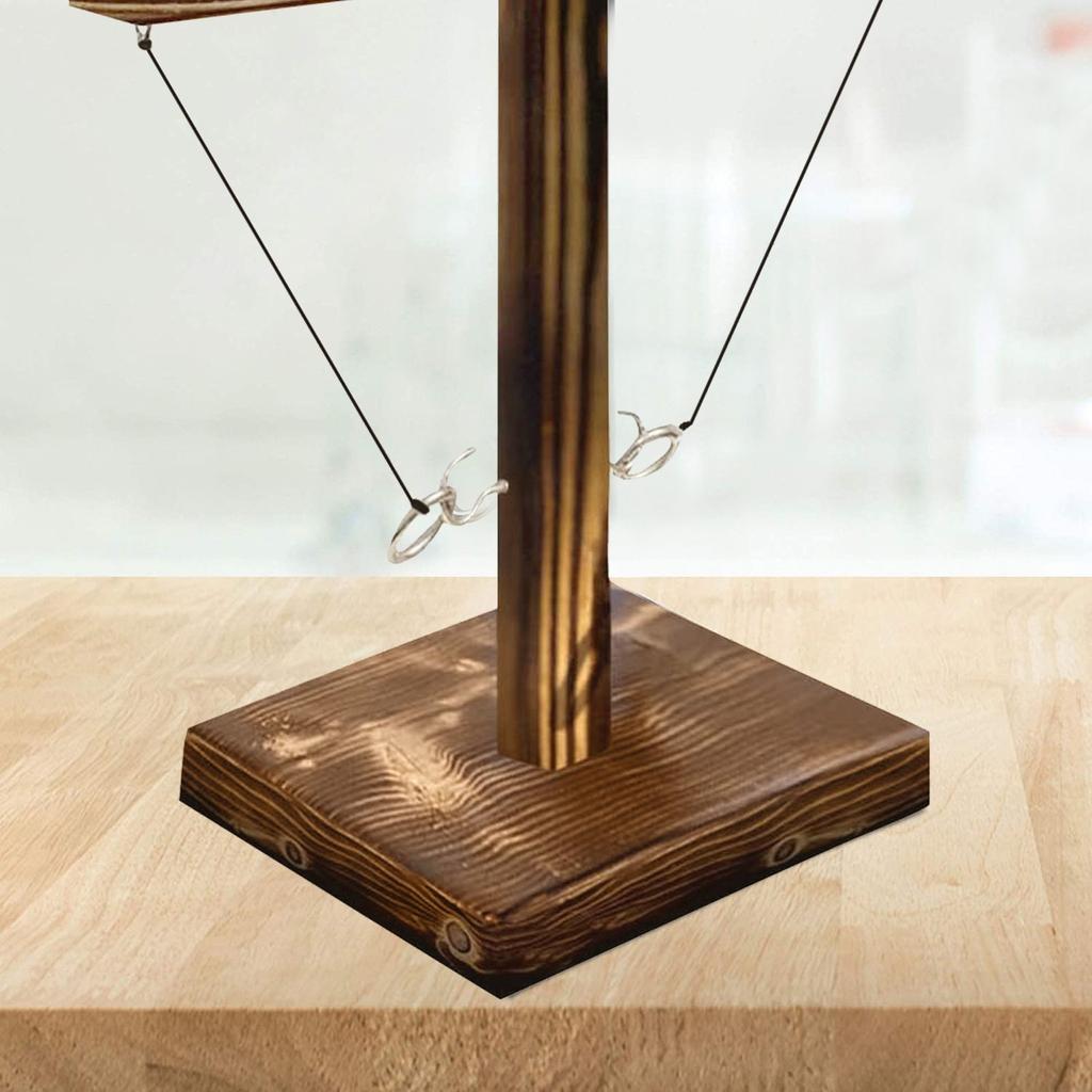 Handmade Wooden Hook And Loop Interactive Drink Game For Children And Adults