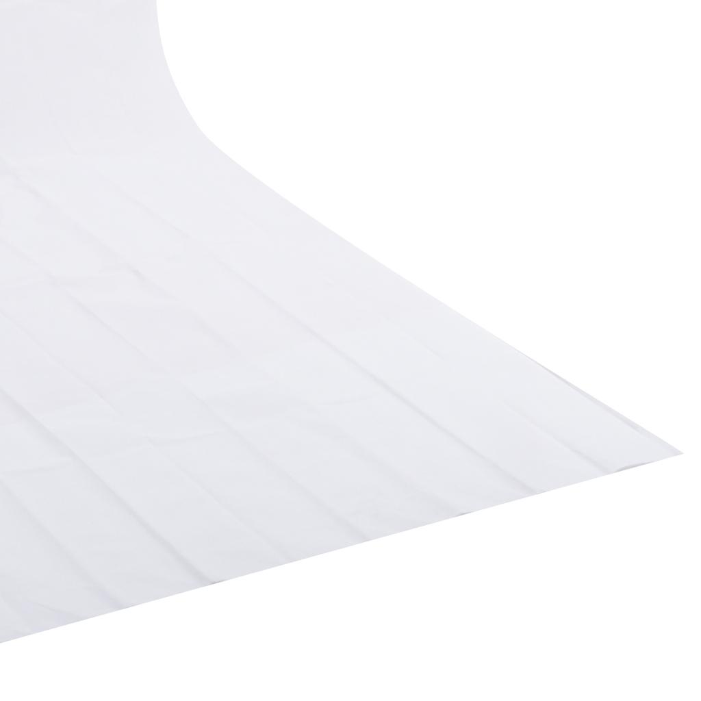 Double Sided 1.6x3M Photography Background Cloth NonWoven Studio Photo Backdrop(White )
