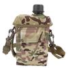 2L Water Bottle with Waist Carrying Bag Large Capacity Leakproof PVC Water Jug for Outdoor Sports Travel Camouflage