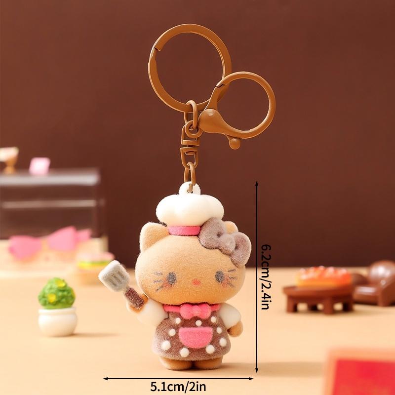 Sanrio Hello Kitty Keychains Cartoon Keyring Hanging Pendant for Backpack Charms on The Phone Bag Ornament Party Gift