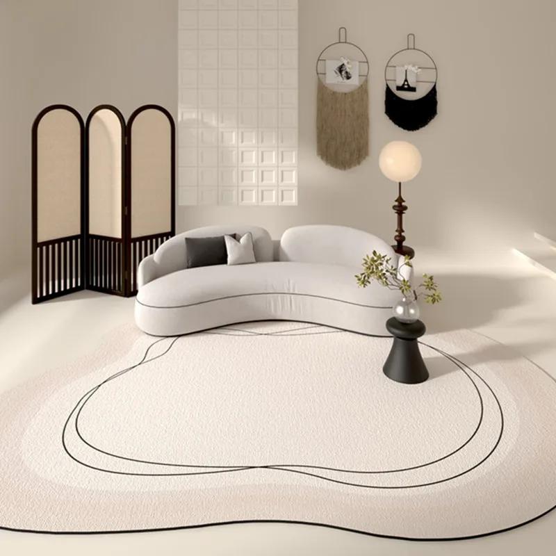 Living Room Carpet Home Decoration Luxury Modern Rug Big Size Irregular Floor Mat Anti-Slip Bedroom Large Area Rugs