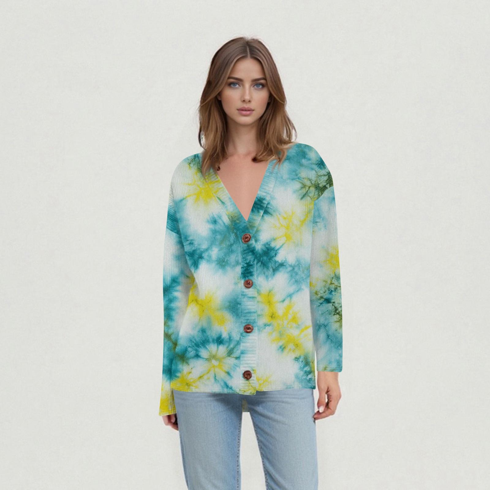 

Женские повседневные топы на каждый день Вязаный кардиган-жакет XL