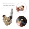 8mm Car Tire Air with Clip Brass Inflatable Pump Compressor Valve Clip-on Adapter Threaded Interface Auto Repair Tool