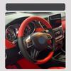 Hand Stitched Microfiber Leather Car Steering Wheel Cover Protector for Mercedes Benz G-Class W166 X166 W463 GL350 GL450 12-18