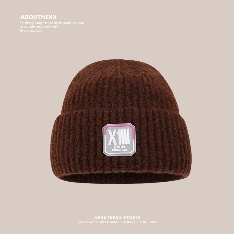 Hats for Women Warm Knitted Hats  Korean Style  Fashionable and Versatile Student Outdoor Cold Wool Hats  Japanese Cold Hats  Men