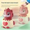 Children's Year of the Dragon Dinosaur Toy Car: Cute Press-and-Go Eggshell Design