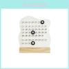 Houten Kalender Diy Bureau Decoratie Met Handgemaakte Ringen Voor Thuis Kantoor En Cadeau Geven