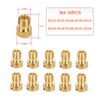 10pcs Carburetor Main Jets Slow Pilot Jets M5 6mm M4 5mm Thread For PWK Keihin OKO CVK Carb Set Injector Nozzle Motorcycle Part