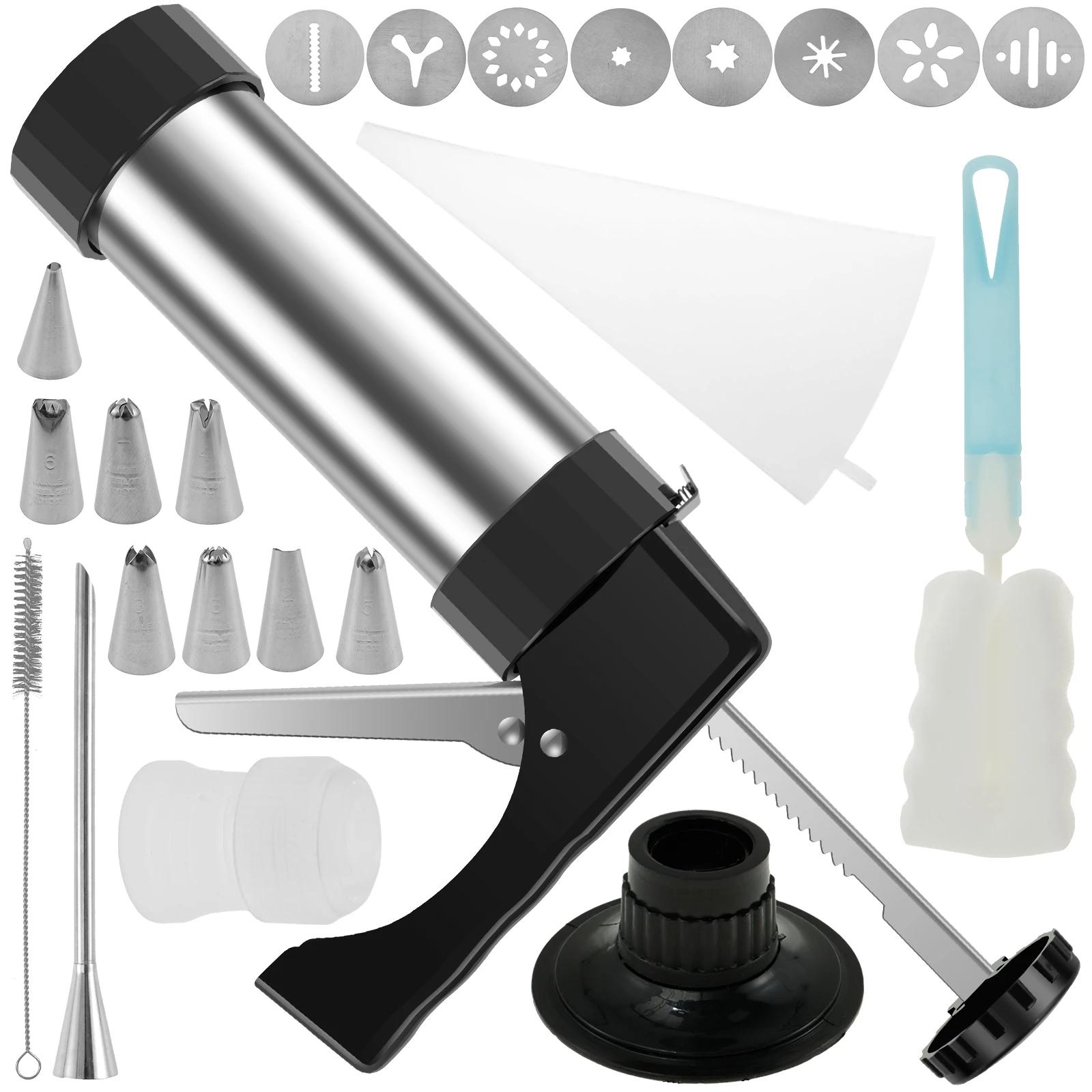 

DIY Churro Maker Machine Stainless Steel Churro Gun Kit Multifunctional Churro Filler Making Tool Cookie Maker Kitchen Gadgets