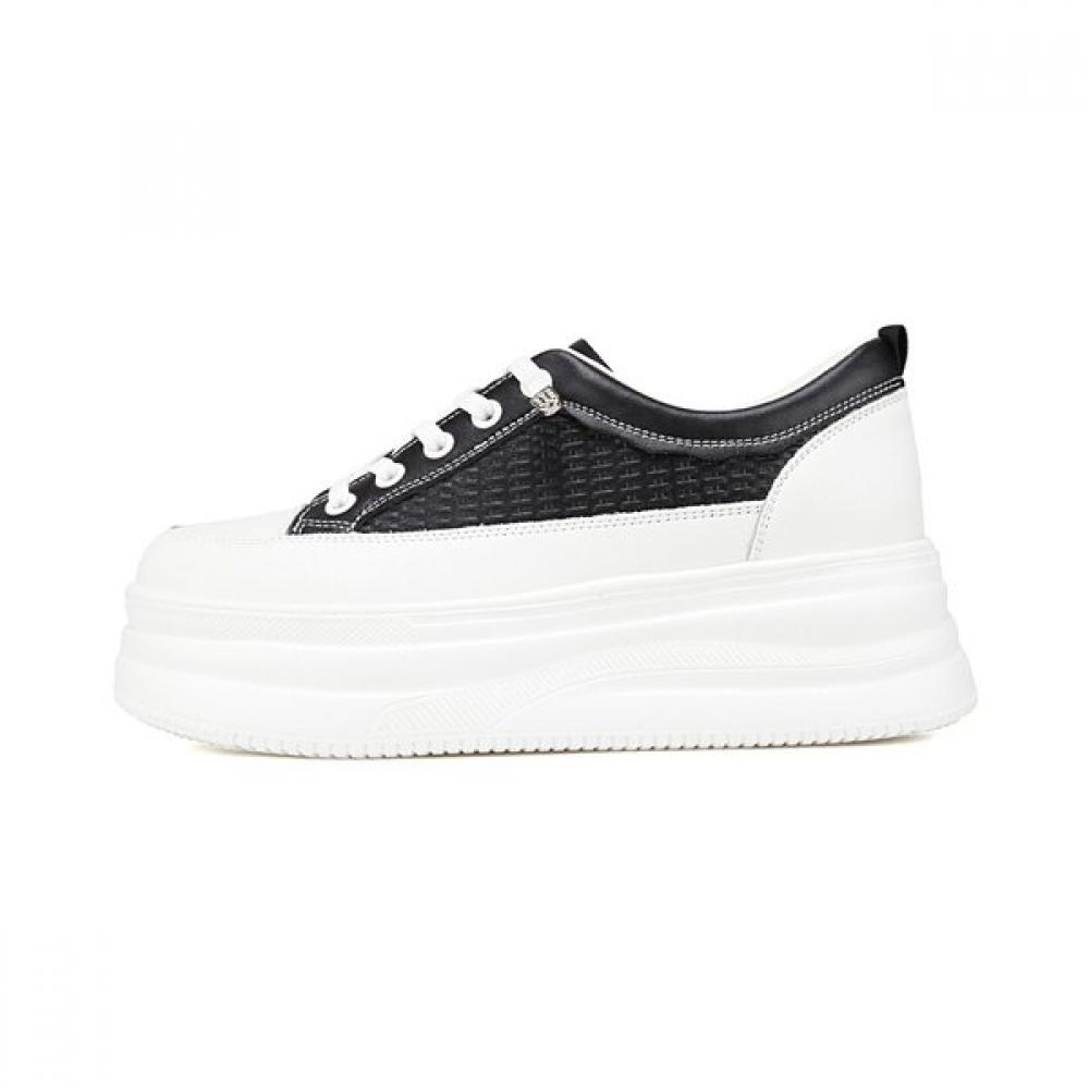 Barbara Leather Casual Height Increasing Sneakers 5.5cm Bbj176bk