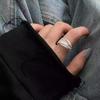 Trendy Geometric Lines Adjustable Ring for Women – Versatile, Stylish & Popular