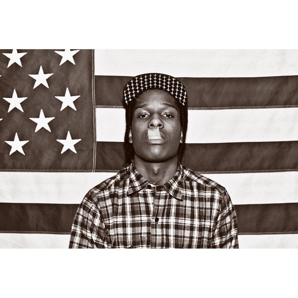 BuyartForless ASAP Mob Флаг Рокки Гобелен 75x100 чёрный