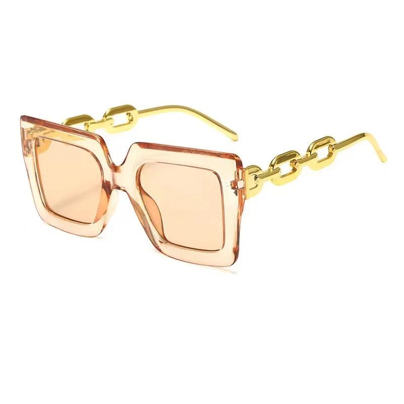 Fashion Oversized Square Sunglasses Vintage Women's Brand Designer Sun Glasses Male Classic Retro Outdoor Shades UV400 Eyewear