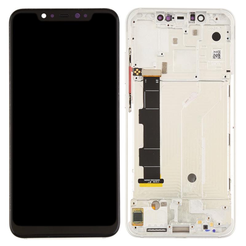 

For Xiaomi Mi 8 (6.21-inch) OEM Grade S AMOLED Screen and Digitizer Assembly+Frame Spare Part (without Logo) White