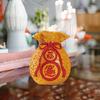 Chinese New Year Decoration 2025 Housewarming Gift Flower Arrangement Lucky Bag Vase for Shelf Desktop Wall Outdoor Office