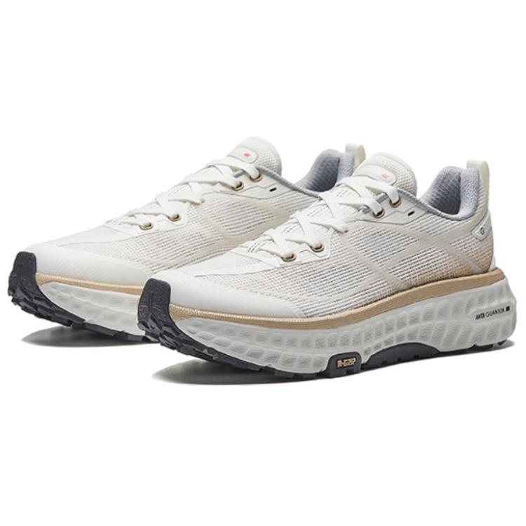 Anta Champion All Walks 2 Versatile Breathable Sweat-Absorbing Low-Top Casual Running Shoes Women Sneaker White 122535534A-1