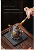 Exquisite Purple Clay God of Wealth Tea Pet - Tea Table Ornament for Wealth Attraction