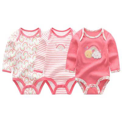 Vestiti per neonati Vestiti per neonate in cotone a maniche lunghe Vestiti per neonati Vestiti per neonati Tute pigiami Abbigliamento