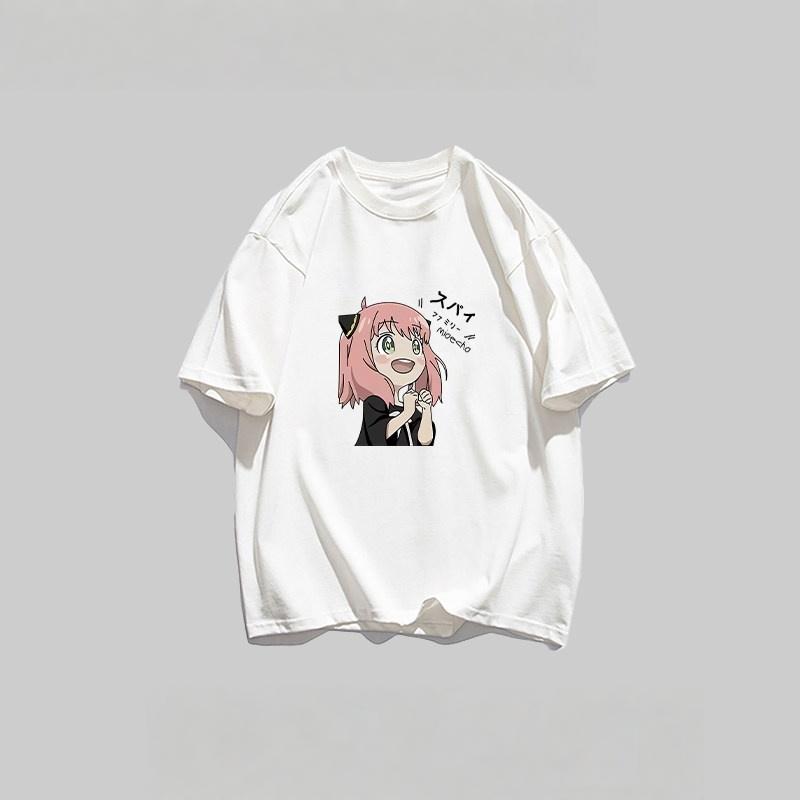 

Summer Casual Short Sleeves for Men and Women, Spy × Family Comfortable Children s Home Short Sleeves 100