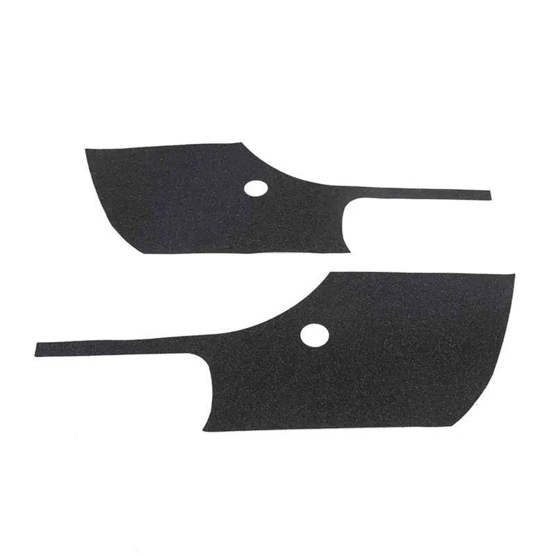 Für Land Rover Defender 90 110 130 2020-2024 PVC Schwarz Auto Frontstoßstange Front Ecke Verkleidung Aufkleber Auto Zubehör