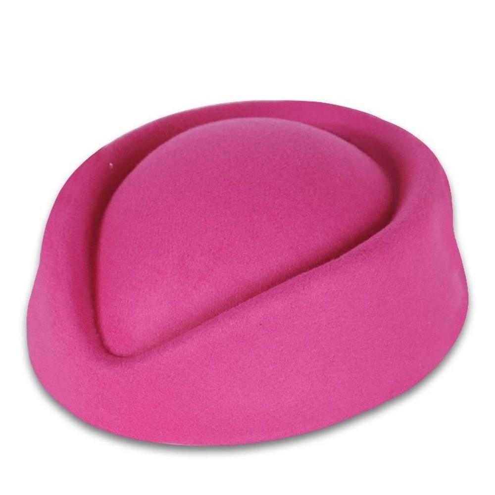 British Retro Top Hats Formal Felt Beret New Flight Attendant Hat for Party