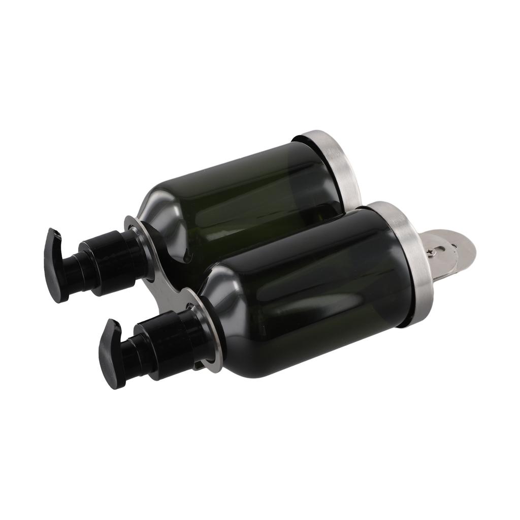 For Kitchens For Bathrooms Green Soap Dispenser Pump Bottle Green Bottle Versatile Usage Plastic And Stainless Steel