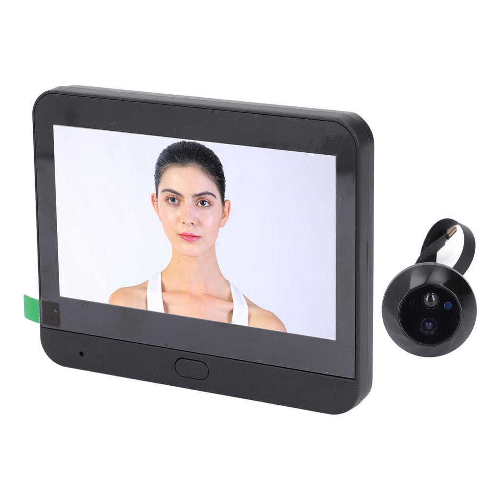 Wireless Video Doorbell Intercom System 1080P 4.3 Inch Color Screen 120 Degree Wide Angle Smart WiFi Video Doorbell