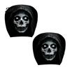 Anti-fouling Car Seat Protectors 2Pcs Ghost Face Headrest Covers, Halloween Horror Decorations, Easy Installation Sleeves Universal Fit Washable
