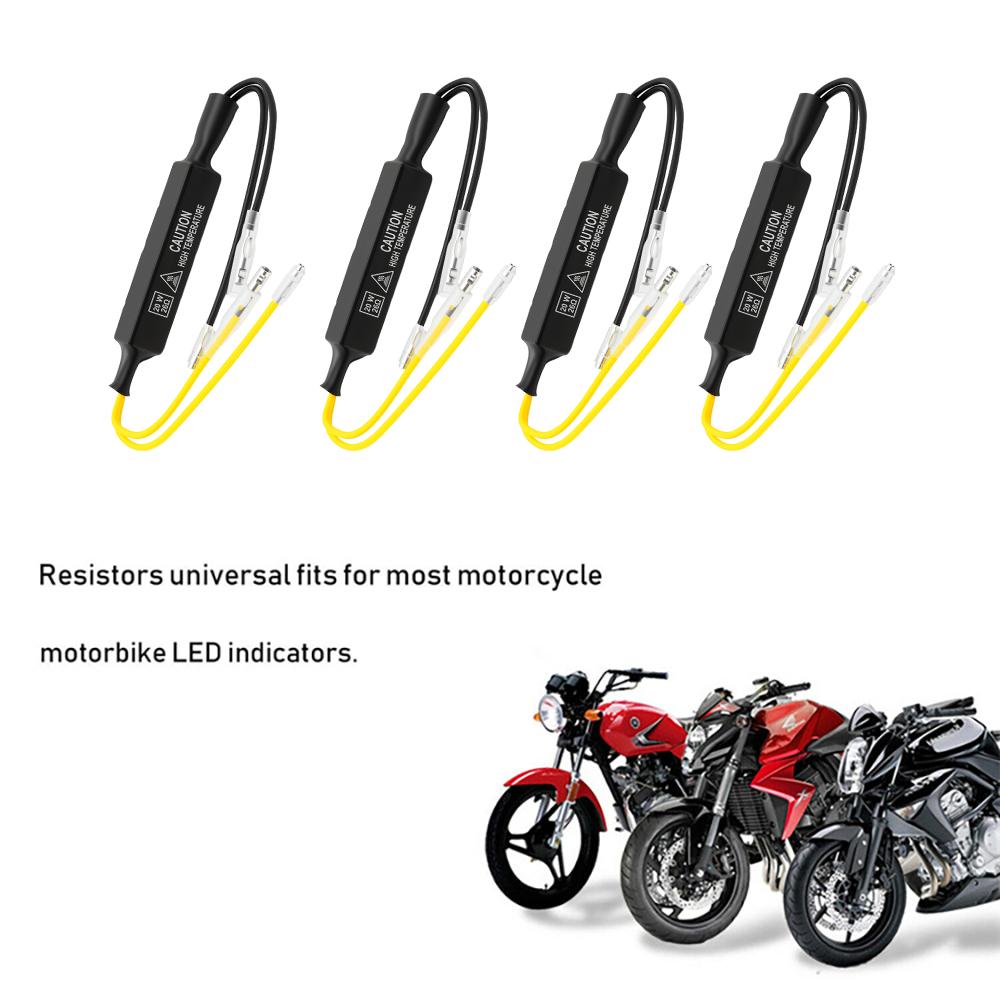 4Pcs/Bag LED Turn Light Decoder 21W Manufacturer Wholesale Motorcycle Turn signal Light Canbus Resistor Turn signal Light чёрный