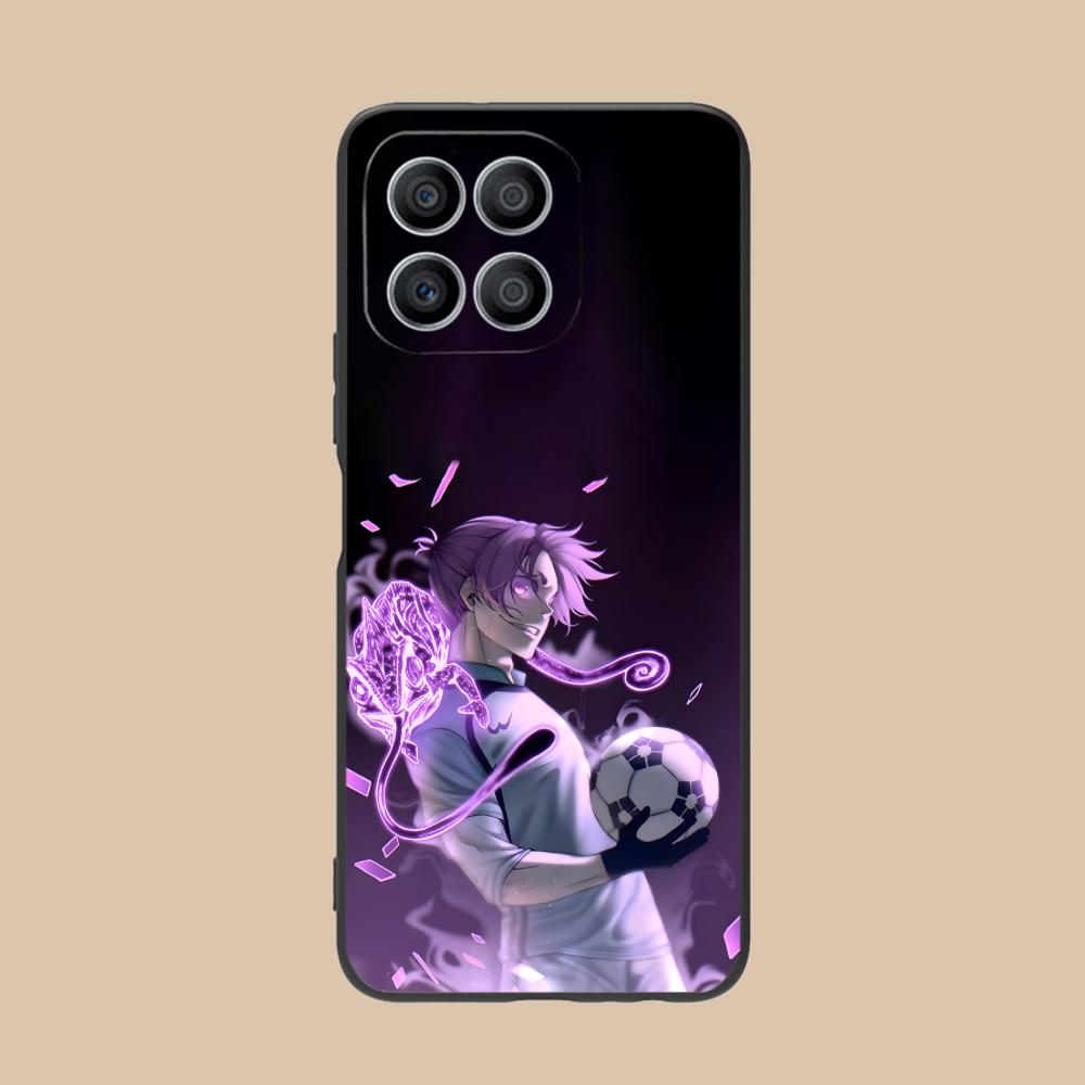 Blue Lock Reo Mikage Matte TPU Mobile Phone Case for Honor 90 80 70 60 50 30 20 10 9 8 7 Pro S SE Lite 5G Printing Cover