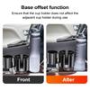 Universal Car Cup Holder Expander Adjustable Adapter For Large Coffee Mugs Smartphone Water Bottle Umbrella, Fits All Vehicles