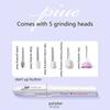 5 in 1 Electric Nail Polish Drill Machine With Light Portable Mini Electric Manicure Art Pen Tools For Gel Remover