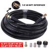1/4 inch NPT High-quality Sewage Spray Hose Pipe Cleaner High Pressure Washer Sewer Drain Cleaning Hose Nozzle