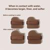 4/6 Pieces Small Thumb Cosmetic Puff Chocolate Biscuit Powder Puff Wet Dry Finger Powder Puff  Makeup Tool