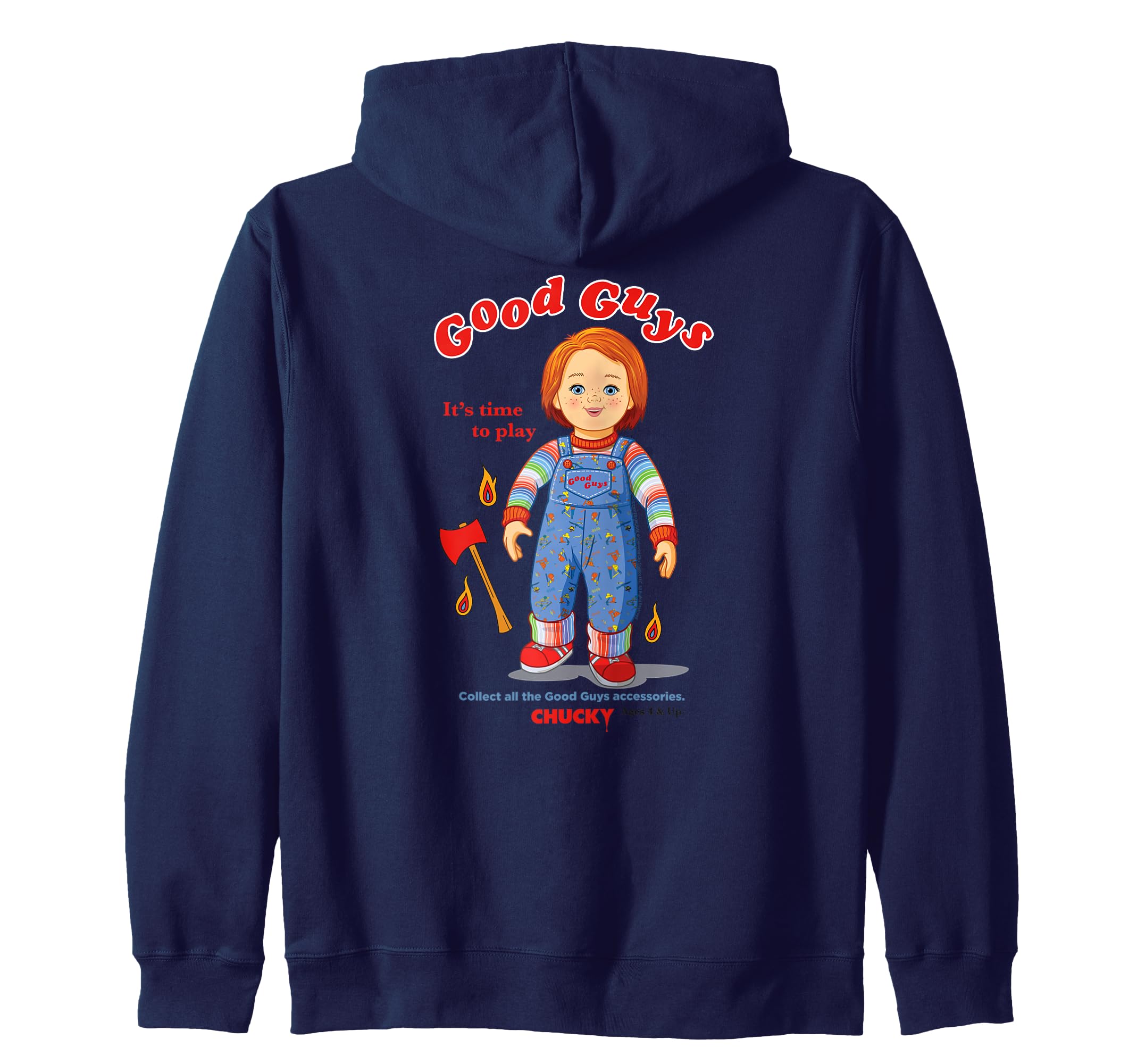 

Толстовка с капюшоном Chucky Collect All The Good Guys Accessories синий