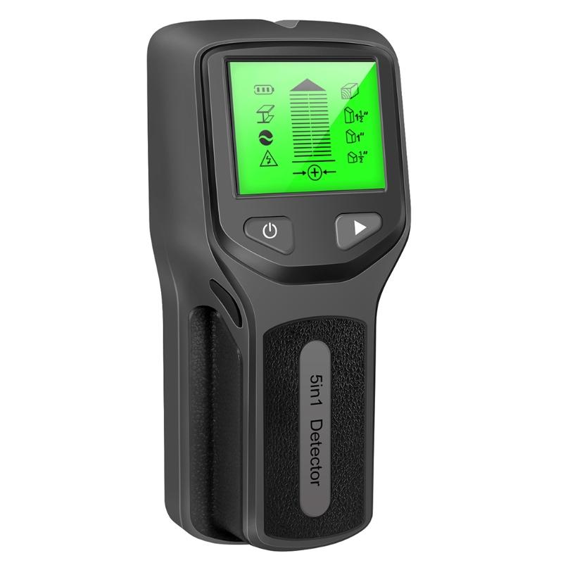 Stud Finder Wall Scanner 5 in 1 Stud Detector with Intelligent Microprocessor & H-D LCD Display Stud Sensor Beam Finders