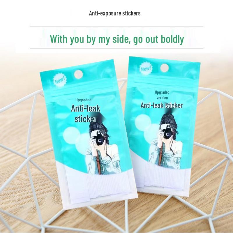 Anti-Exposure Chest Stickers: Invisible Adhesive Patches for Low-Cut, Off-Shoulder Necklines