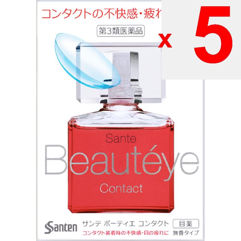 Santen Pharmaceutical Sante Boutier Contact 12ml For contact lenses Eye Drops Indications: Indications and Effects: Discomfort when wearing soft or ha