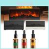 Open haard Aroma Diffuser Met 36db Geluidsniveau En Afstandsbediening Voor Slaapkamer Ontspanning