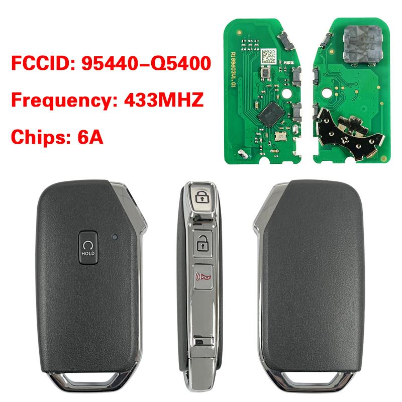 PN 95440-Q5410 Q5000 Q5010 Q5200 Q5400 Q5510 Q5700 Q5710 Q7000 Q5900 Q6000 For KIA Seltos Smart Car Key Remote 433MHz 6A Chip